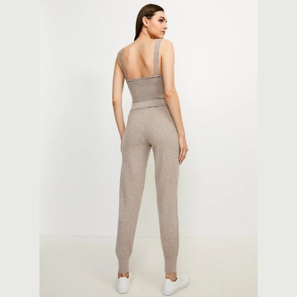 Karen Millen Rib Knit Corset Lounge Set - Picture 4 of 5